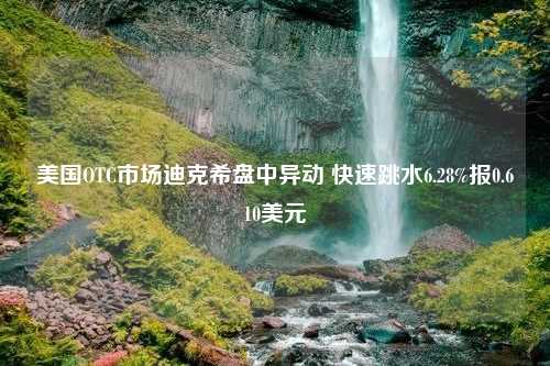 美国OTC市场迪克希盘中异动 快速跳水6.28%报0.610美元