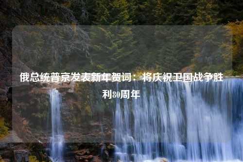 俄总统普京发表新年贺词：将庆祝卫国战争胜利80周年