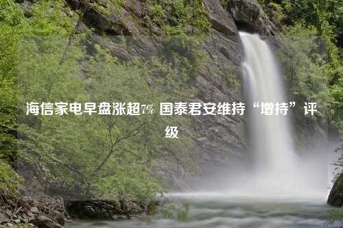 海信家电早盘涨超7% 国泰君安维持“增持”评级