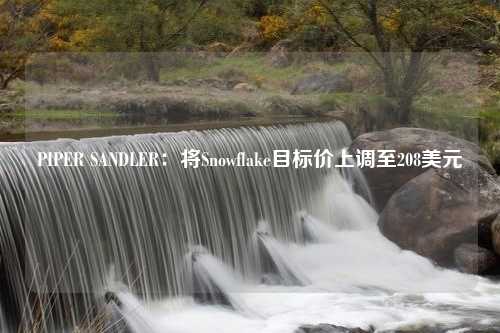 PIPER SANDLER：将Snowflake目标价上调至208美元