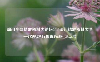 澳门全网精准资料大论坛2020澳门精准资料大全—欢迎,炉石传说Pro版_25.36.77