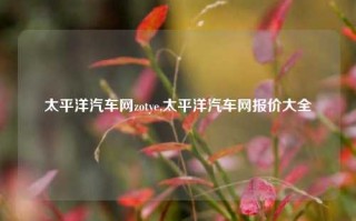 太平洋汽车网zotye,太平洋汽车网报价大全