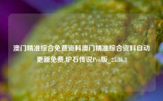 澳门精准综合免费资料澳门精准综合资料自动更新免费,炉石传说Pro版_25.36.3