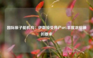 国际原子能机构：伊朗接受停产60%丰度浓缩铀的要求