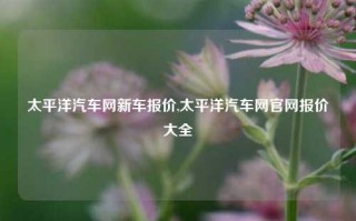 太平洋汽车网新车报价,太平洋汽车网官网报价大全