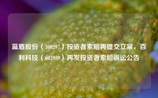 蓝盾股份（300297）投资者索赔再提交立案，百利科技（603959）再发投资者索赔诉讼公告