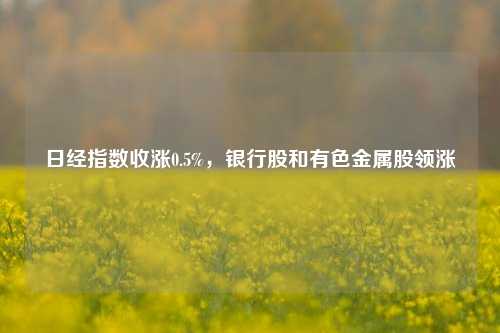 日经指数收涨0.5%，银行股和有色金属股领涨-第1张图片-徐州汽车网