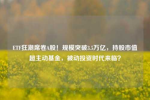 ETF狂潮席卷A股！规模突破3.5万亿，持股市值超主动基金，被动投资时代来临？-第1张图片-徐州汽车网